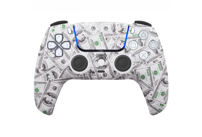 $100 Bill - Custom PS5 Controller