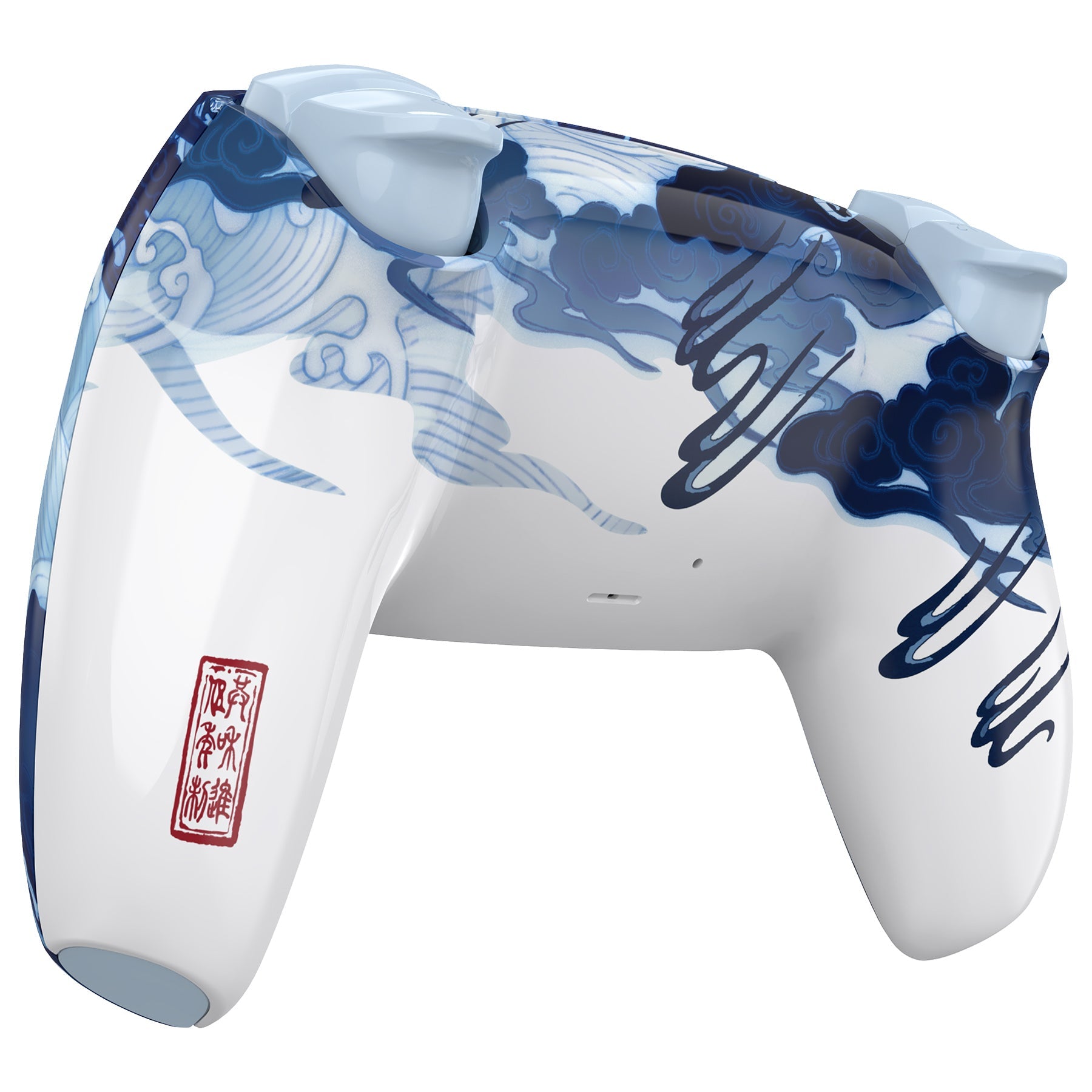 Blue Porcelain Dragon - Custom PS5 Controller