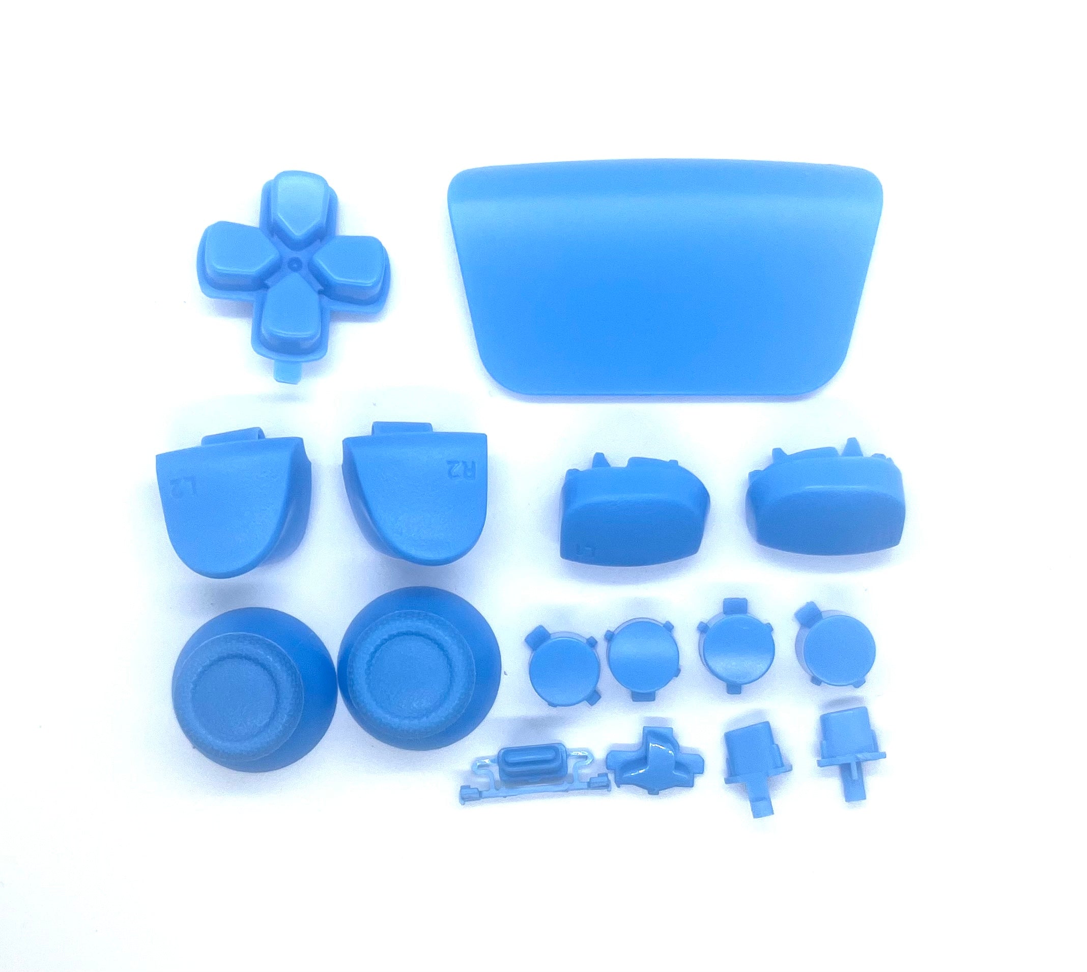 Custom PS5 Controller Buttons - Light Blue